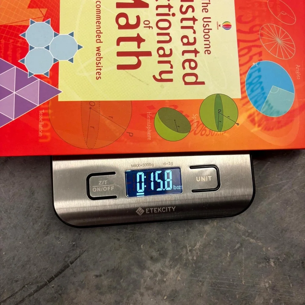 Illustrated Everyday Math Paperback Educational Workbook Homeschool Teacher